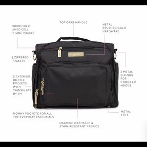 Ju-Ju-Be B.F.F. Diaper bag in Monarch